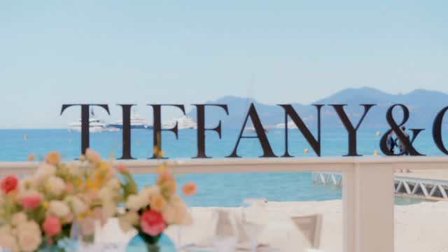 Tiffany & Co. luncheon during the Cannes Film Festival at the iconic Carlton Beach Club. Surrounded by fantastic guests,